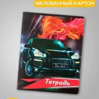 Тетради 10 штук, 24 листа в клетку Calligrata &laquo;Тачки&raquo;, обложка мелованный картон, ВД-лак, блок офсет, 5 видов по 2 штуки