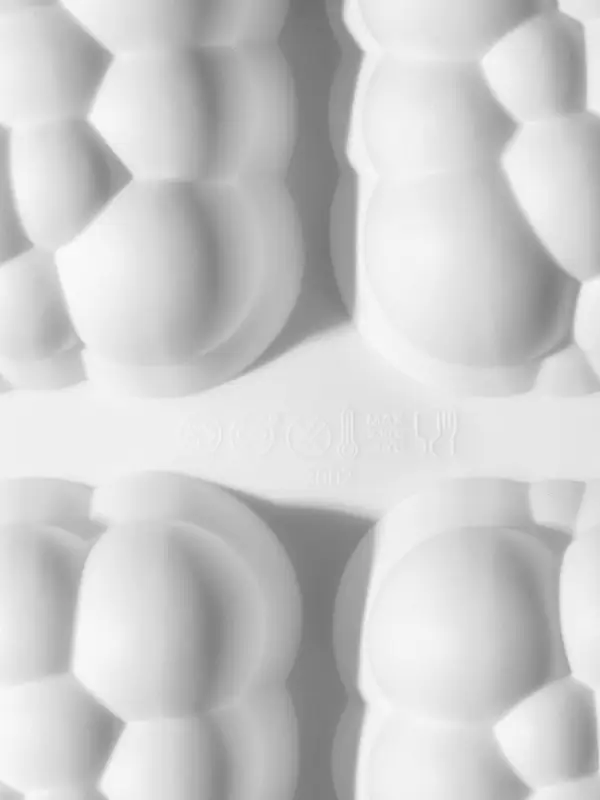 Форма для выпечки и муссовых десертов KONFINETTA &laquo;Облако&raquo;, силикон, 30&times;18.8&times;3.5 см, 6 ячеек (7.4&times;7.4 см), белая