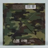 Коробка подарочная складная, упаковка, &laquo;С 23 февраля&raquo;, 10&times;10&times;10 см