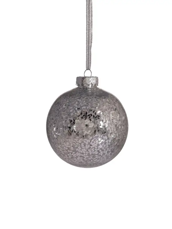Ёлочные игрушки &laquo;Праздничный блеск&raquo;, шары новогодние, d=10 см, набор 4 шт., серебро/золото