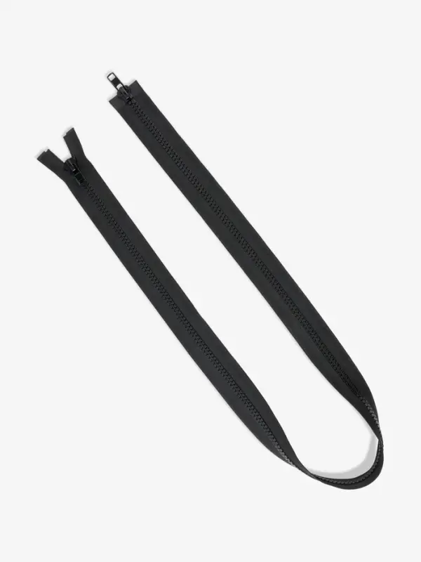 Молния &laquo;Трактор&raquo;, №8, разъёмная, 2 замка, замки автомат, 100 см, чёрная