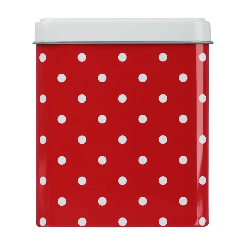 Банка для сыпучих продуктов тм VETTA, Горошек, 10x10x12см, жесть