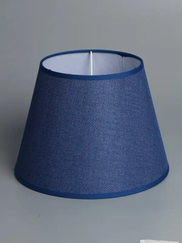 Абажур BayerLux &laquo;Кантри. Рогожка&raquo;, E27 или E14, синий, 25&times;25&times;18 см