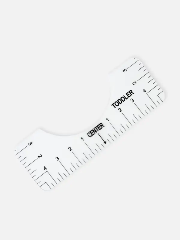 Набор линеек для раскроя горловины, 4 шт., 25.4&times;6.35/8.9/11.5/12.7 см