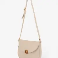 Сумка женская мессенджер TEXTURA на магните, с косметичкой, 28&times;4&times;20 см, молочная