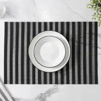 Салфетки сервировочные на стол Magistro, 4 шт., 30&times;45 см, чёрные