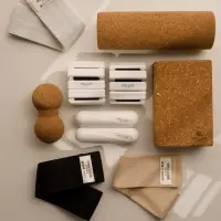 Гантели Sima-Land Home, 2 шт., 1 кг, для универсального отягощения, белые