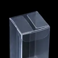 Складная прозрачная коробка из PVC, для упаковки подарков, 3×3×6 см