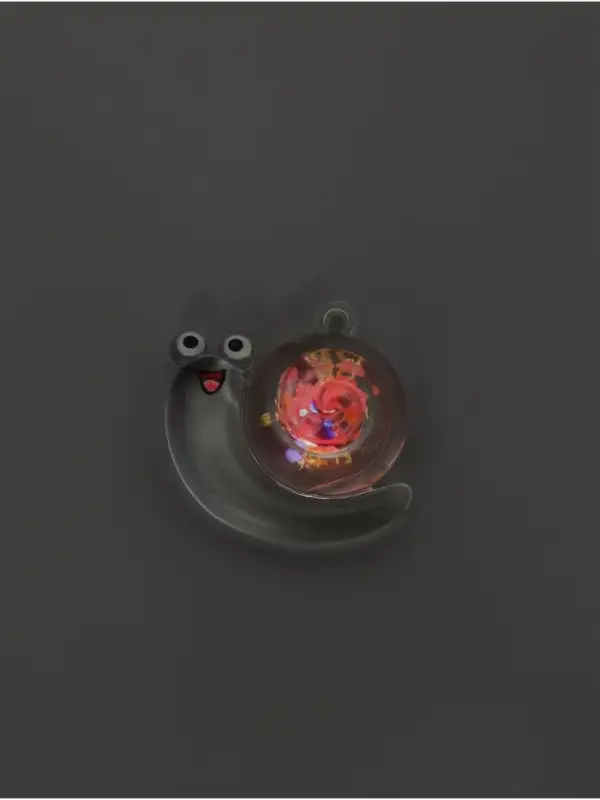 Подвеска для творчества акрил Подвеска для творчества акрил "Улыбчивая улитка" светится в темноте МИКС 2,9х3,3х1 см