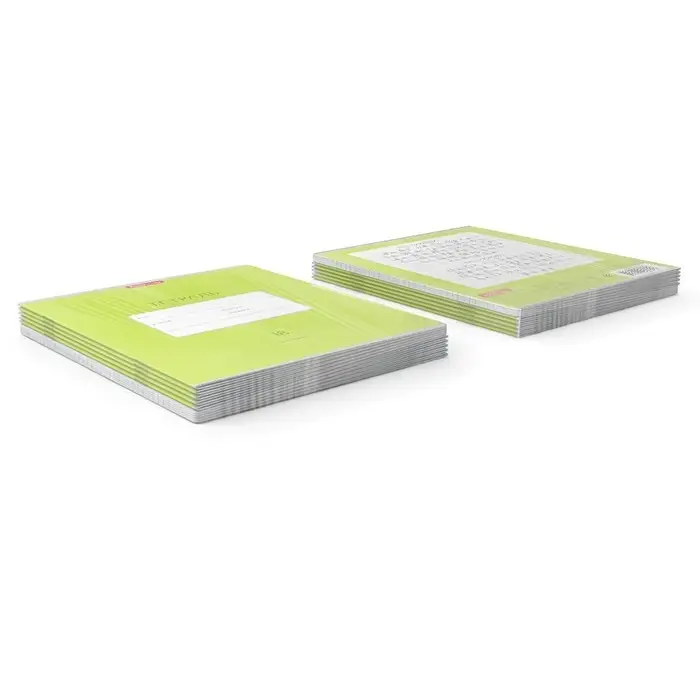 Тетрадь 18 листов в линейку, ErichKrause «Классика Bright», обложка мелованный картон, зелёная