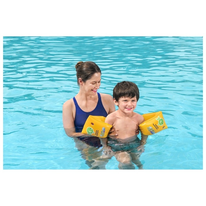Нарукавники для плавания Swim Safe, ступень «С», 25 х 15 см, от 3-6 лет, 32033 Bestway Нарукавники для плавания Swim Safe, ступень «С», 25 х 15 см, от 3-6 лет, 32033 Bestway