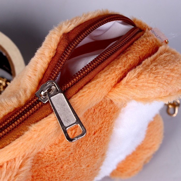 Сумка детская меховая «Лисенок», 15,5х12,7х4 см Сумка детская меховая «Лисенок», 15,5х12,7х4 см