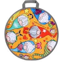 Ледянка мягкая Gnome, круглая, двухместная, цвет МИКС