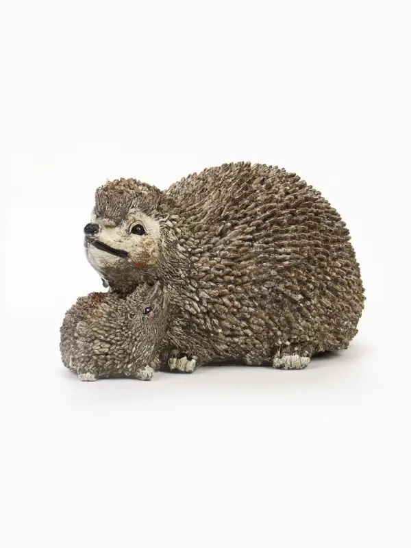 Садовая фигура из полистоуна &laquo;Семья ежей&raquo;, 20&times;12&times;10 см