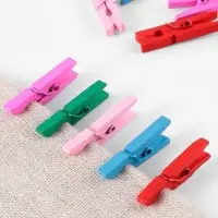 Прищепки для шитья, 3&times;0.5&times;0.3 см, 10 шт., разноцветные