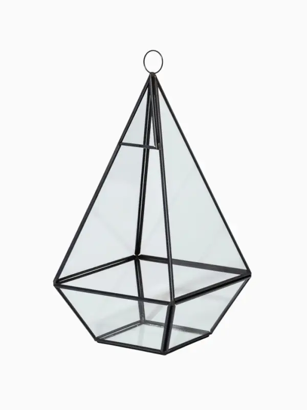 Флорариум каркас, 13&times;24 см, чёрный