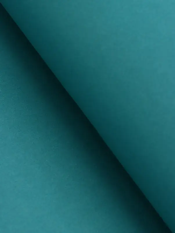 Бумага упаковочная крафт двустороння, бирюзовый, 0.68&times;10 м