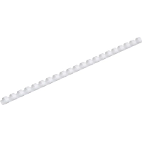 Пружины для переплета пластиковые ProfiOffice 10мм, белые 100шт/уп.