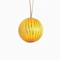 Ёлочные игрушки &laquo;Золотая нить&raquo;, шары новогодние, d=4 см, набор 6 шт., МИКС