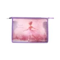 Папка для тетрадей А4, 330&times;230&times;100 мм, deVENTE Ballet Academy, молния сверху, пластиковая, для девочки