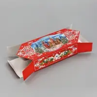 Подарочная новогодняя коробка «Кремль» конфета красная, 20×10×6 см