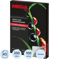 Пленка для ламинирования Promega office А5 154х216, 200мкм 100шт/уп