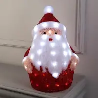 Светодиодная фигура &laquo;Дед Мороз&raquo; 33&times;47&times;20 см, 40 LED, 220 В, свечение белое