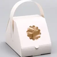 Коробка под рулет с ручкой, фигурная сумочка, 17&times;11&times;11 см