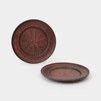 Набор 2 шт Тарелка &laquo;Гладкий&raquo;, 2,5х25х25 см