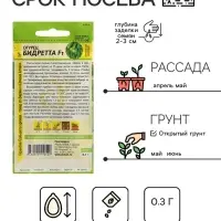 Семена Огурец "Бидретта", F1, Сем. Алт, ц/п, 0,3 г Семена Огурец "Бидретта", F1, Сем. Алт, ц/п, 0,3 г