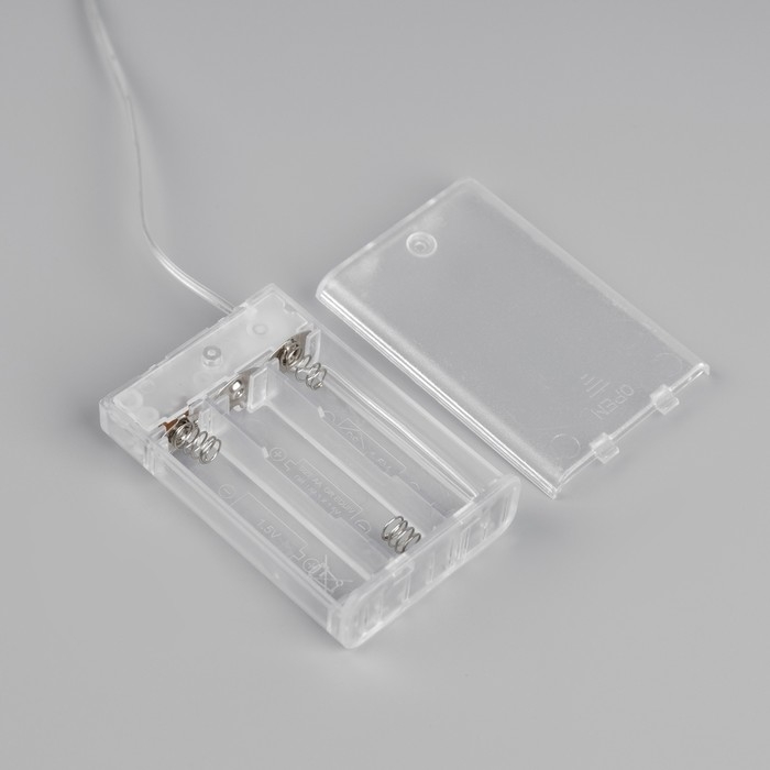 Светодиодная лента Luazon Lighting 3 м, IP20, SMD2835, 30 LED/м, 3хААА, свечение мульти Светодиодная лента Luazon Lighting 3 м, IP20, SMD2835, 30 LED/м, 3хААА, свечение мульти