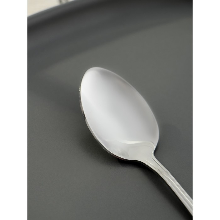 Ложка чайная из нержавеющей стали Magistro Versal, длина 14 см, толщина 2 мм Ложка чайная из нержавеющей стали Magistro Versal, длина 14 см, толщина 2 мм