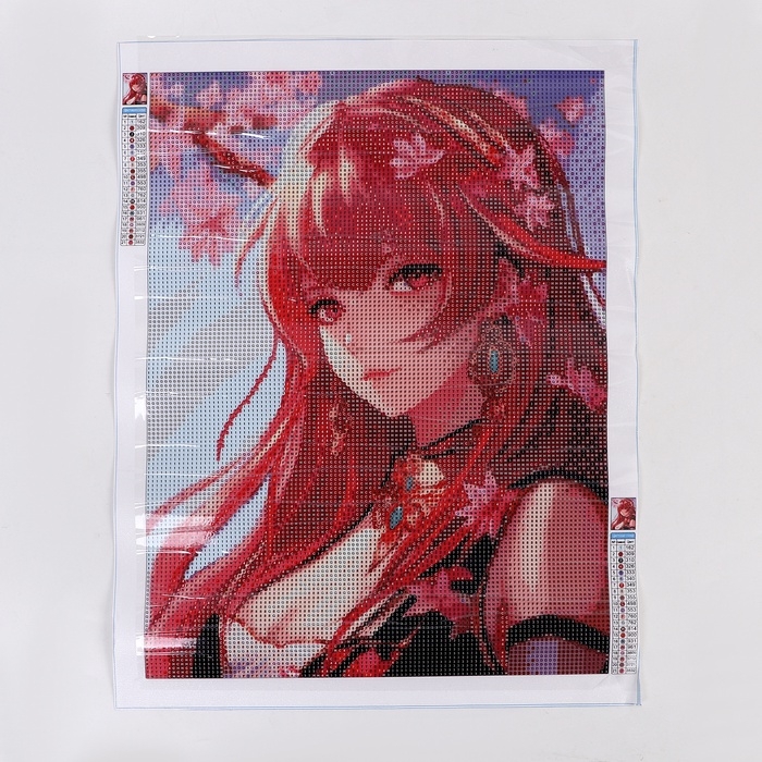 Алмазная мозаика с полным заполнением на холсте «Красотка», 30 х 40 см Алмазная мозаика с полным заполнением на холсте «Красотка», 30 х 40 см