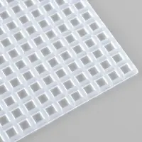 Канва для вышивания &laquo;Квадрат&raquo;, пластиковая, 10.5&times;10.5 см, 3 шт., белая