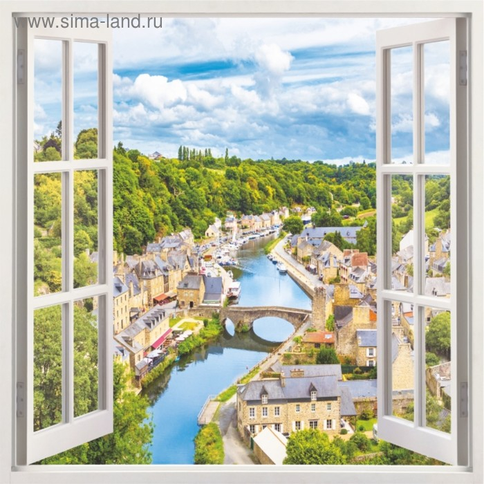 Фотообои Bellissimo Окно в Европу, 4 листа 140х140 см Фотообои Bellissimo Окно в Европу, 4 листа 140х140 см