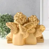 Фигура "Два ангела с книгой" 23х28х19 см, слоновая кость Фигура "Два ангела с книгой" 23х28х19 см, слоновая кость