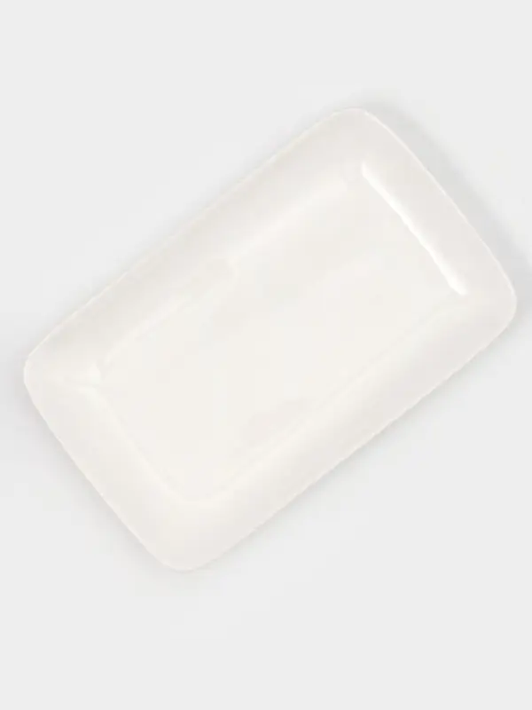 Блюдо прямоугольное Доляна White Label, 24.5&times;15.5 см, фарфор, белое