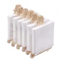 Художественный набор, мини - мольберт 6 шт, и мини - холст 7&times;7 см, 6 шт