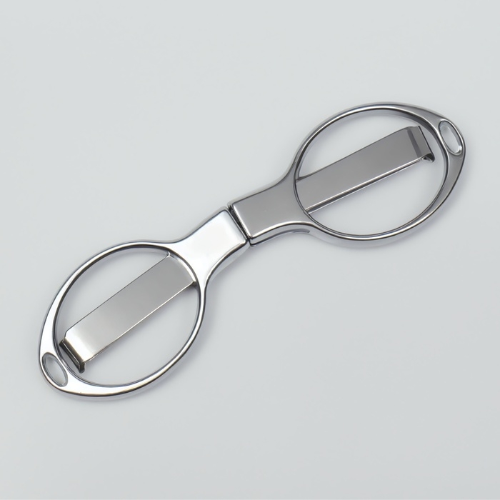 Ножницы маникюрные, складные, 10,5 см, цвет серебристый Ножницы маникюрные, складные, 10,5 см, цвет серебристый