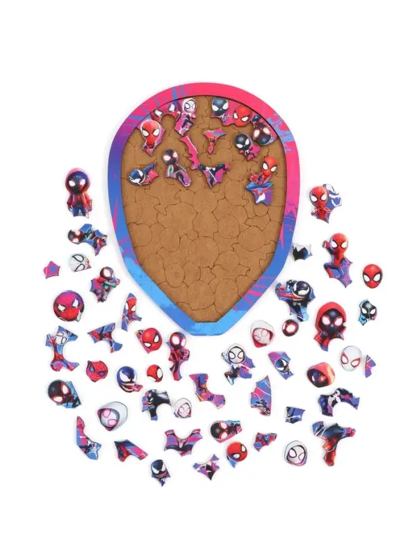 Фигурный деревянный пазл &laquo;Красный герой&raquo;