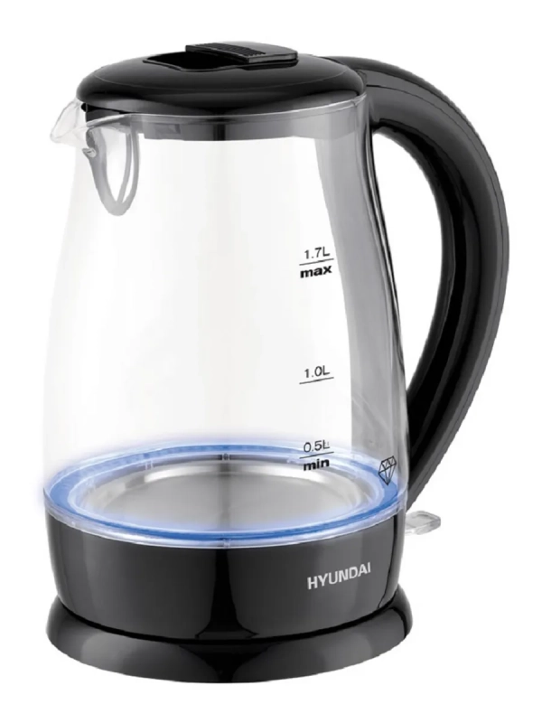 Чайник HYK-G2011 1,7л 2200Вт черный (стекло) Чайник HYK-G2011 1,7л 2200Вт черный (стекло)
