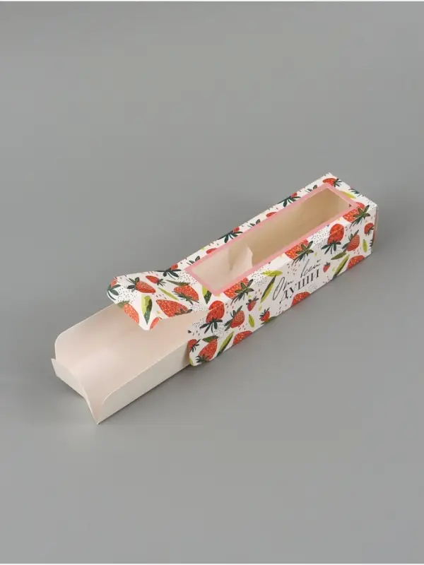 Коробка подарочная с окном &laquo;От всей души&raquo;, 18&times;5.5&times;5.5 см, самосборная