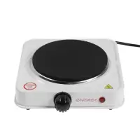 Плитка электрическая ENERGY EN-901, 1000 Вт, 155 мм, 1 конфорка, белая