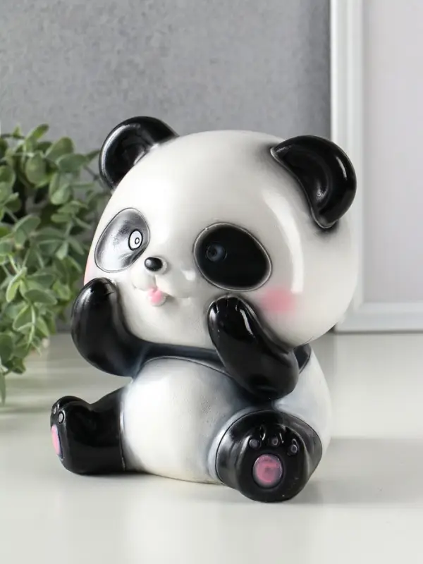 Копилка для денег «Панда», гипс, 19×16×15 см