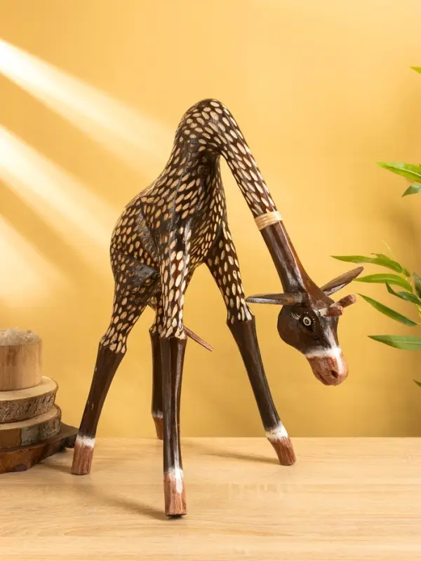 Сувенир &laquo;Жираф&raquo;, 37&times;25&times;45 см, дерево, коричневый
