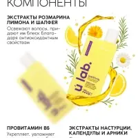 Подарочный набор &laquo;Укрепление&raquo;: шампунь 250 мл, бальзам 250 мл, URAL LAB