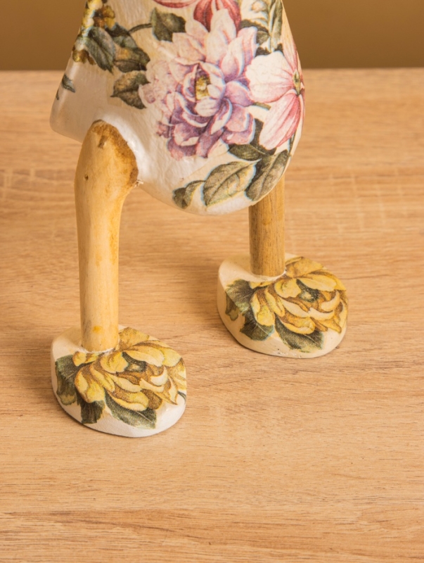 Сувенир «Утка в цветах», 13×10×24 см, дерево Сувенир «Утка в цветах», 13×10×24 см, дерево