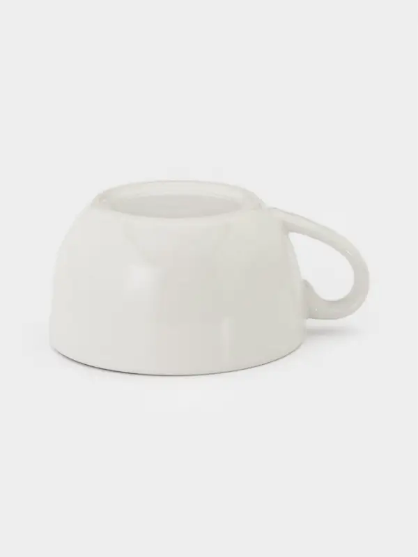 Чашка &laquo;Премиум&raquo;, 200 мл, 12.5&times;9.9&times;5.6 см, фарфор, белая