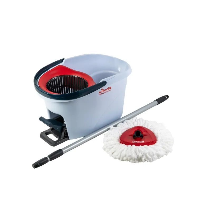 Комплект для уборки Vileda УльтраСпин Мини 158011 красный стелескоп.ручкой