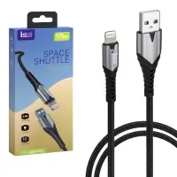 *Кабель S23 USB на Lightning 1.2m 2А ISA черный